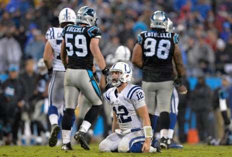 Andrew Luck and the Colts: 27th in the Power Rankings. 1st in the AFC South. (Getty Images)