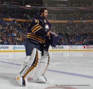 Ryan Miller always had a distinct attachment to the city of Buffalo. As soon as his departure was announced the emotions really set in. – Photo Credit: Bill Wippert/Buffalo News 